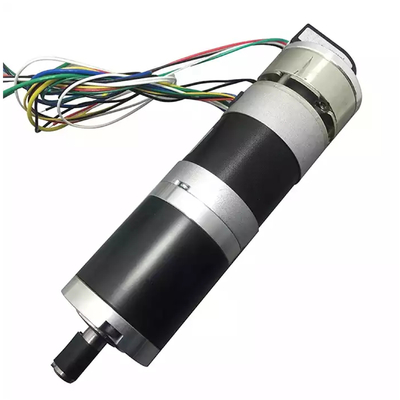12v 24v 36v 48v Brushless DC Planetary Gear Motor Bevel Gear Low Noise 57mm