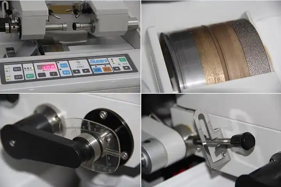 Οπτική διαθέσιμη σειρά 22mm~100mm μηχανών εργαστηριακών μηχανών ημιαυτόματη ακονίζοντας