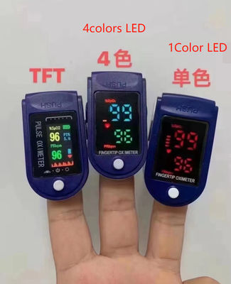 Χρηματοκιβώτιο 58*32*33.2mm σφυγμός Oximeter 1060hPa με το διπλό χρώμα OLED οργάνων ελέγχου ποσοστού καρδιών
