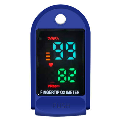 Σφυγμός Oximeter άκρων δακτύλου ακρίβειας 50g 80% SpO2 με την οδηγημένη επίδειξη