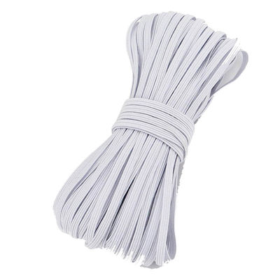 3mm Spandex επίπεδο στρογγυλό ελαστικό Earloop για τη μίας χρήσης χειρουργική μάσκα