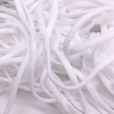 3mm Spandex επίπεδο στρογγυλό ελαστικό Earloop για τη μίας χρήσης χειρουργική μάσκα
