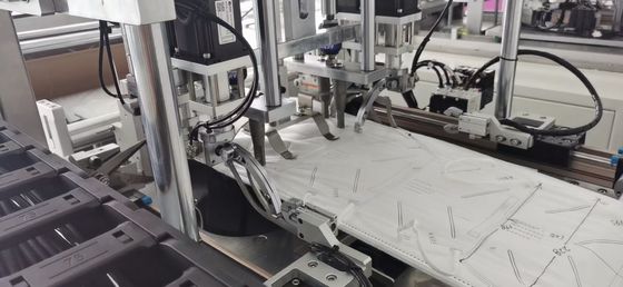 20 - 50pcs/min ευφυής μηχανή κατασκευής μασκών KN95