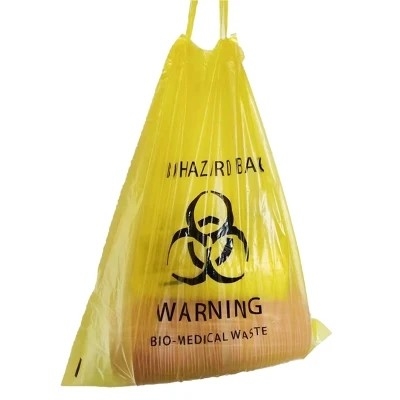 Βιοδιασπάσιμες μίας χρήσης LDPE/HDPE τσάντες απορριμάτων Biohazard